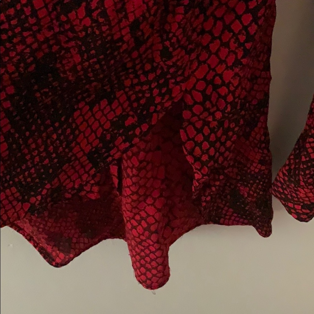 ANA snakeskin print button down - Picture 7 of 8